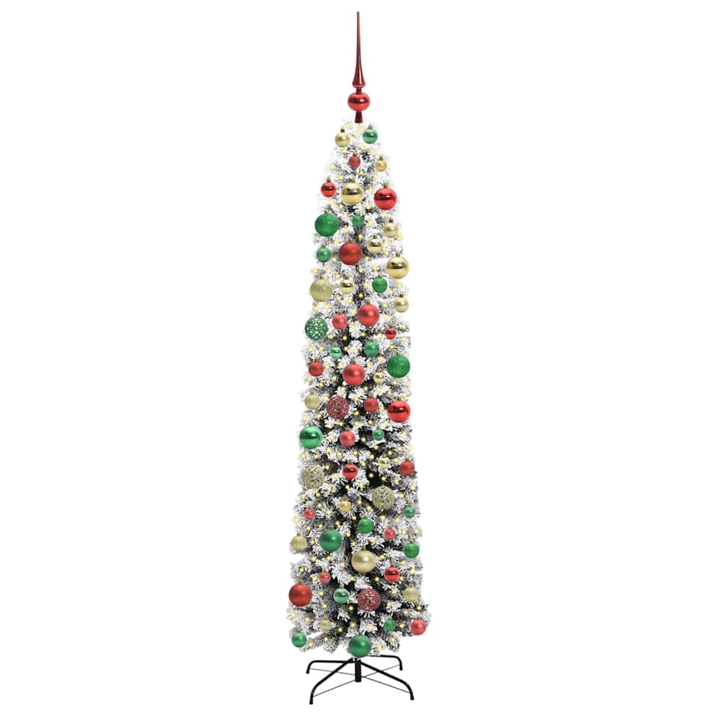 Artificial Christmas Tree with 300 LEDs with Stand Green 180 cm